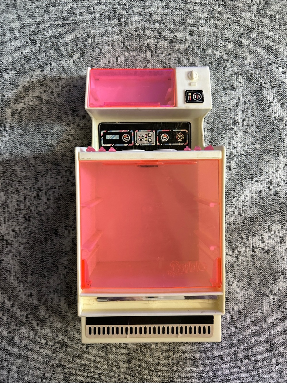 Vintage Mattel Barbie Dreamhouse 1978 Pink Stove/Oven with Microwave
